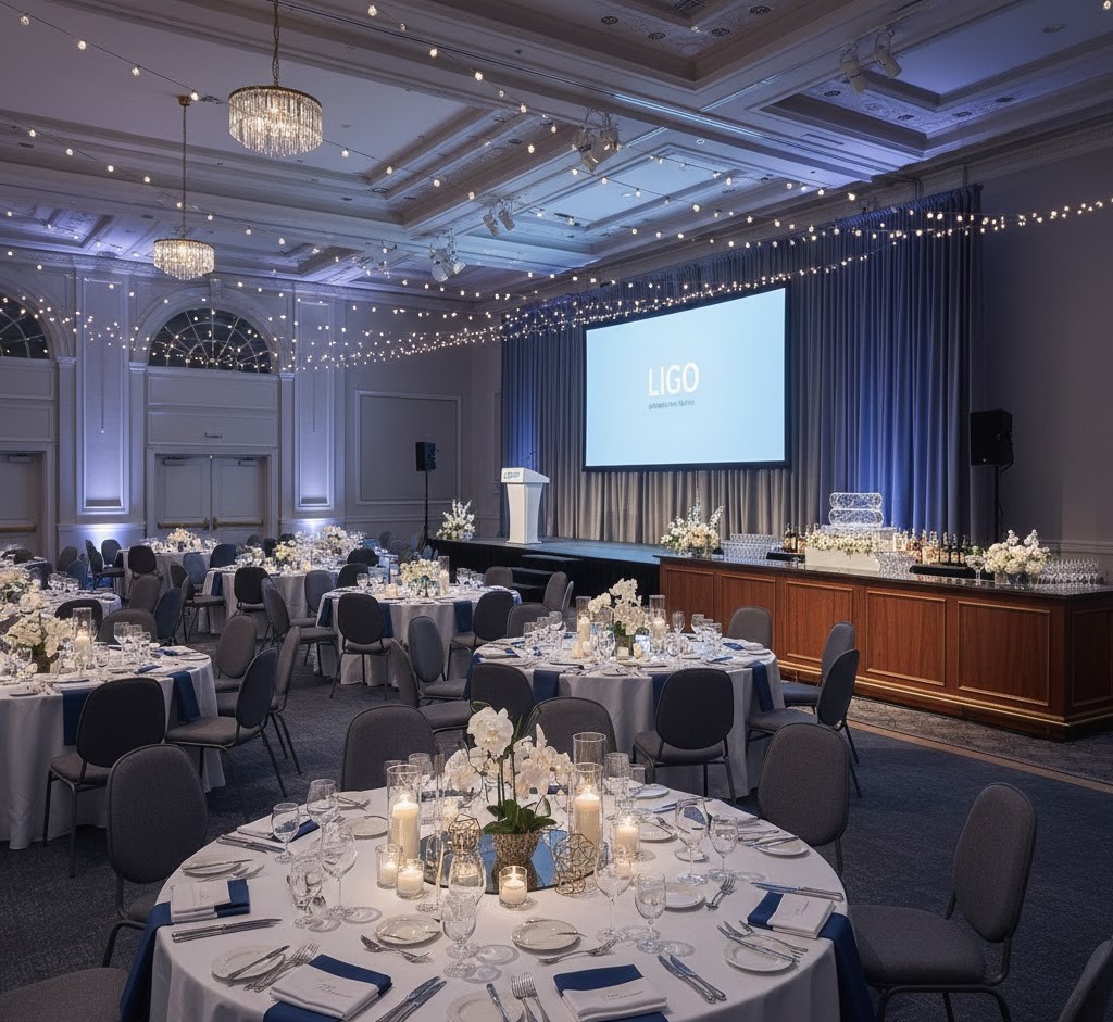 Corporate event decoration